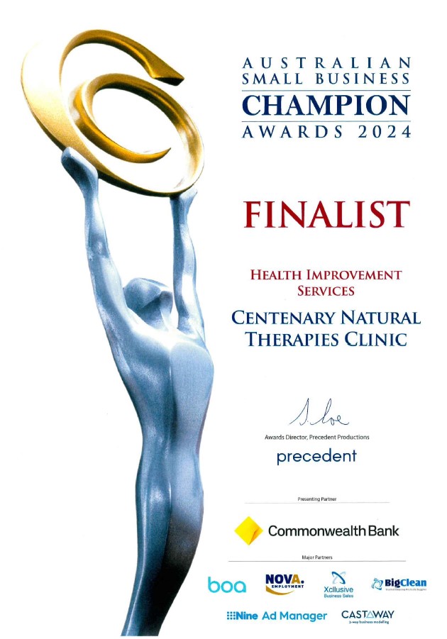 Finalist Australian Small Business Champion Awards